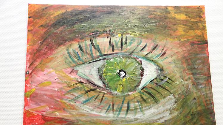 Arnt-Uwe Schille überlässt die Deutungshoheit dem Betrachter seiner Bilder.Gerda Völk