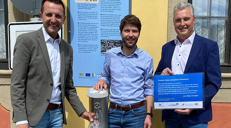 Lichtenfels: Kostenlose Trinkwasserbrunnen er&ouml;ffnet