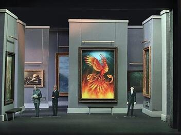 Die Ausstattung für den dreiteiligen "Feuervogel"-Abend liegt in den Händen von Andreas Becker. Der von der Augsburger Puppenkiste kommende Bildende Künstler hat in Coburg schon mehrfach für fantastische Bühnenwelten gesorgt.  Hier einige seiner Modelle.Landestheater Coburg