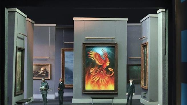 Die Ausstattung für den dreiteiligen "Feuervogel"-Abend liegt in den Händen von Andreas Becker. Der von der Augsburger Puppenkiste kommende Bildende Künstler hat in Coburg schon mehrfach für fantastische Bühnenwelten gesorgt.  Hier einige seiner Modelle.Landestheater Coburg
