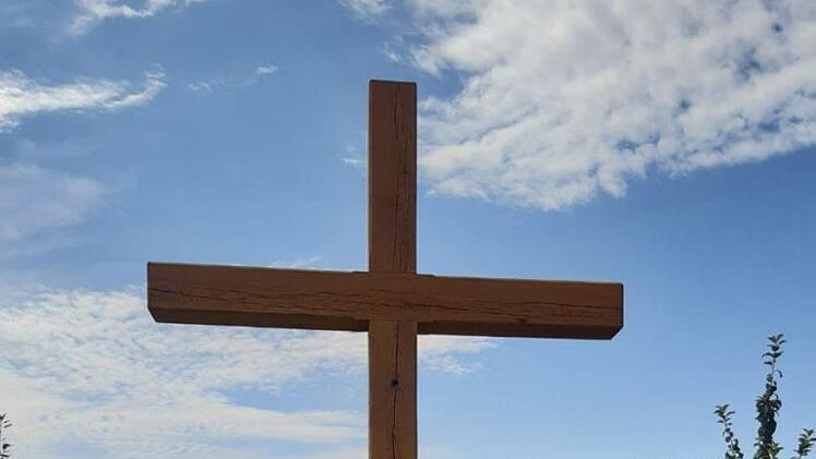 Das "Corona-Kreuz" in Pinzberg Foto: privat