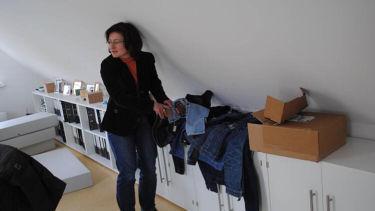 Tanja Roppelt muss ihre Schätzen ausbreiten.