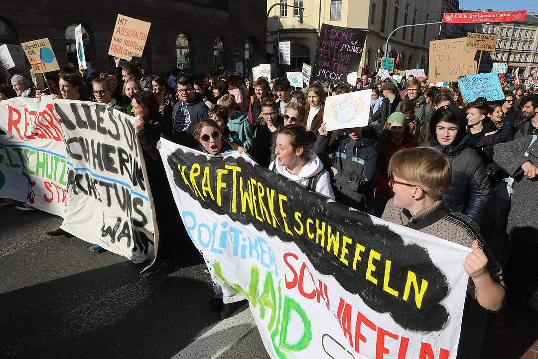 Bamberg; Demo Klima; Foto: Barbara Herbst