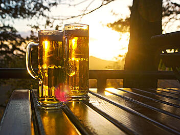 Bier, Biergarten
