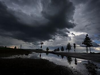 Dunkle Wolken
