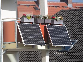 Solarmodule für ein Balkonkraftwerk an einem Balkon