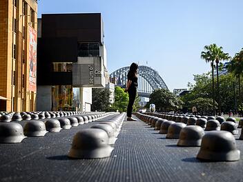 Ai Weiwei Kunstwerk &laquo;Mushrooms&raquo; in Sydney