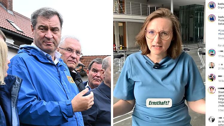 Bamberger Grünen-Politikerin platzt nach Söder-Aussage zu Hochwasser der Kragen - "so'n Hals"
