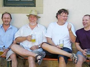 Christoph Steinhardt, Christof Lemberg, Andreas Halboth und Tim Schwarzmeier sind als Midlife Special beim Konzert "Winter in the City" dabei. Fotos: Privat/Heike Beudert