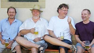 Christoph Steinhardt, Christof Lemberg, Andreas Halboth und Tim Schwarzmeier sind als Midlife Special beim Konzert "Winter in the City" dabei. Fotos: Privat/Heike Beudert