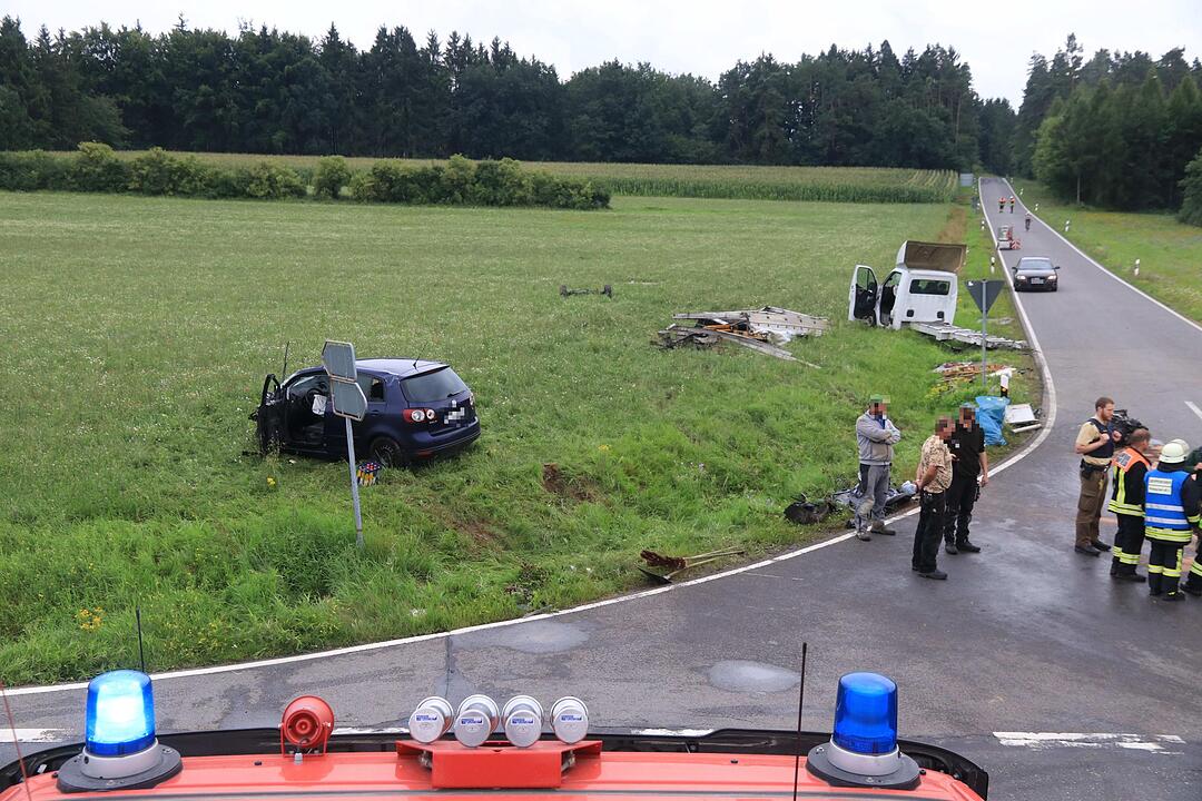 Schwerer Unfall im Landkreis Bamberg