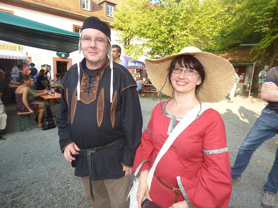 Ritterfest auf der Burg Waischenfeld: Eine große Familie