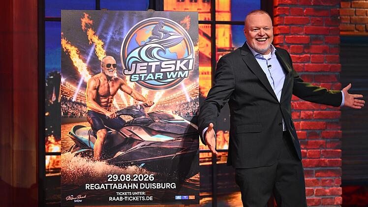 Stefan Raab pr&auml;sentiert im August die erste "Jetski Star WM" im deutschen Free-TV.