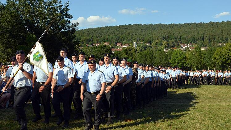 Feierliches Gelöbnis in Bad Bocklet. Foto: Peter Rauch