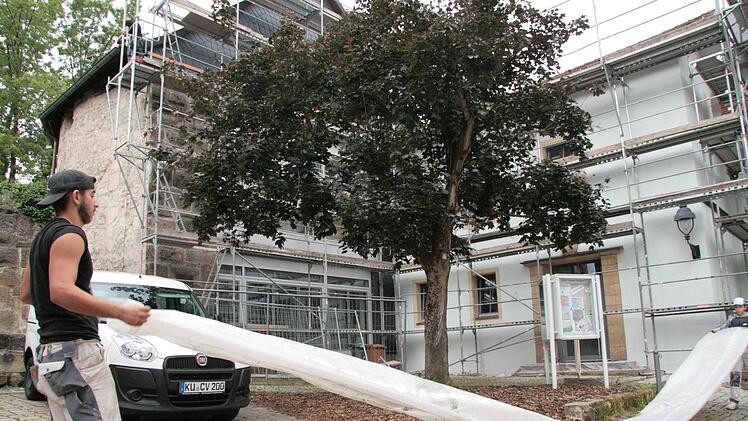 Endspurt bei der VHS-Sanierung. Foto: Jürgen Gärtner