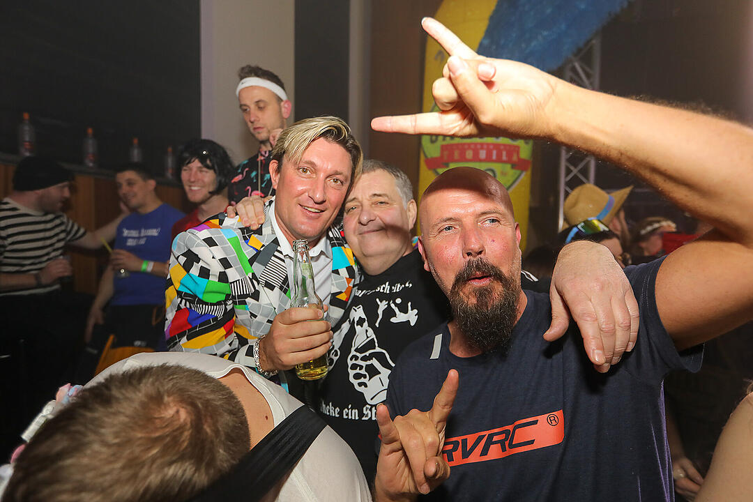 Beste Partystimmung in der Stadthalle