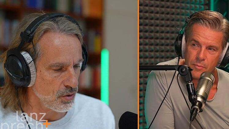Richard David Precht (links) und Markus Lanz haben &uuml;ber das Programm der AfD gesprochen.
