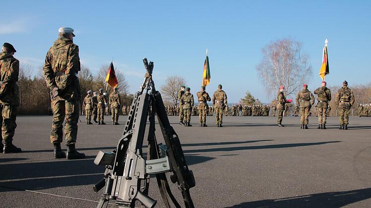 Eindrücke vom Appell am 24. März auf dem lagerberg. Foto: Ralf Ruppert