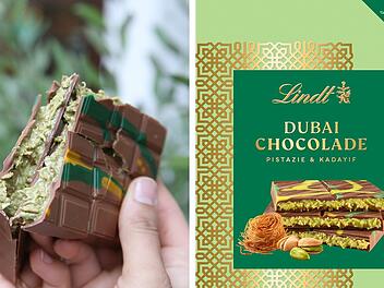 Dubai-Schokolade von Lindt: Schokoladen-Hersteller springt mit limitierter Auflage auf Trend auf