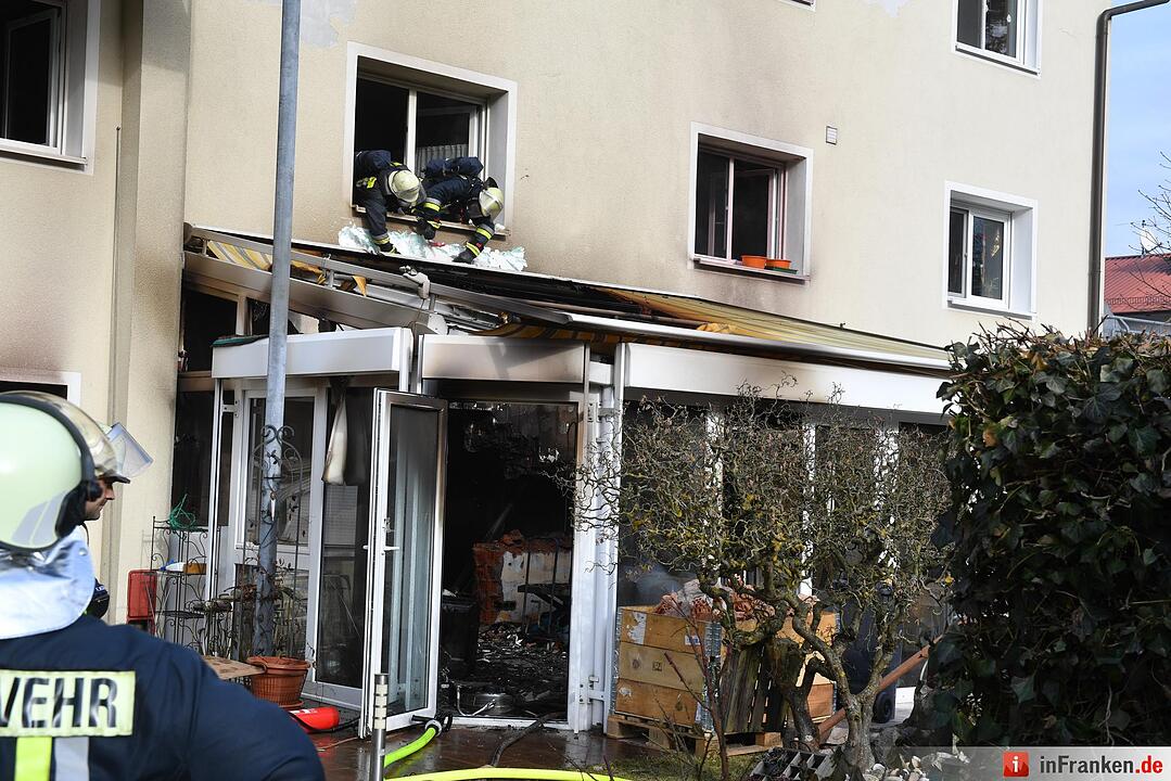 Zimmerbrand in Bischberg