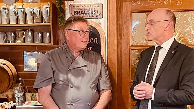 Brauerei-Gasthof "Zum Gr&uuml;nen Baum" in Theinheim