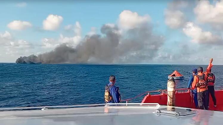 Brand auf einer indonesischen F&auml;hre