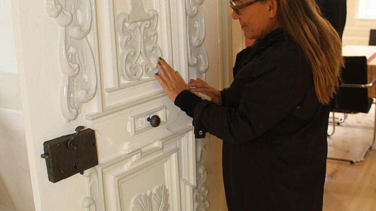 Viele Details des Marktzeulner Rathauses kommen erst nach der Sanierung zur Geltung. Fotos: Gerda Völk