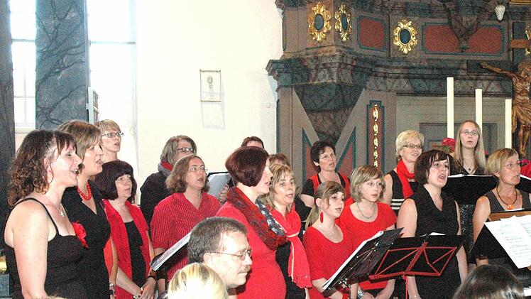 Klare, frische und junge Stimmen sind bei "Voices of Light" vereinigt. Diese Gruppe hat sich kirchlichen Liedern verschrieben und lässt immer wieder in ihren Vorträgen Licht aufleuchten.Foto: Gerhard Schmidt