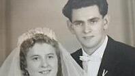 Das Jubelpaar bei der Hochzeit