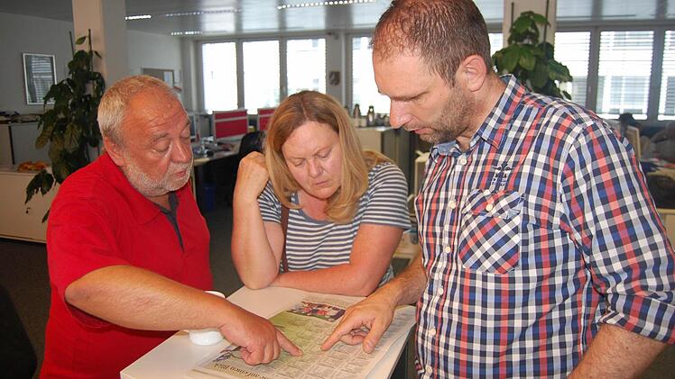 Auch Tageblatt-Sportredakteur Martin Zillig (links) stand Rede und Antwort.