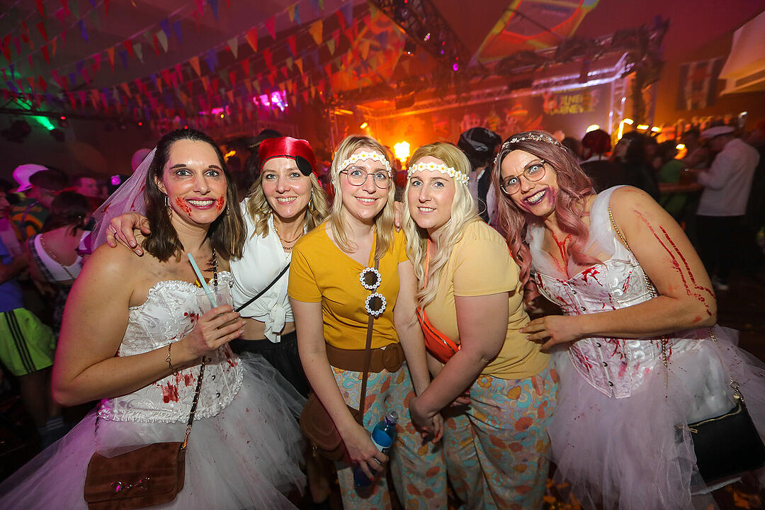 Beste Partystimmung in der Stadthalle