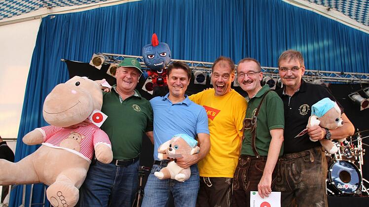Von links: Sieger Hans-Joachim Pfadenhauer, Christian Meyer, Alex, Hans-Herbert Hartan und Stefan Stahl.Oliver Schmidt
