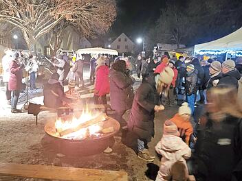 Großen Anklang fand der erste Marktschorgaster Weihnachtsmarkt.