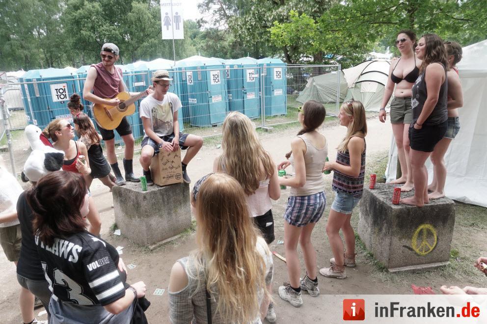 Rock im Park 2016 - Zeltplatz am Samstag