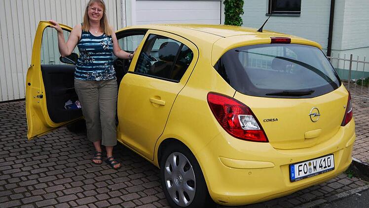 Sabine Weber hat ihr Auto auf Gasbetrieb umrüsten lassen.