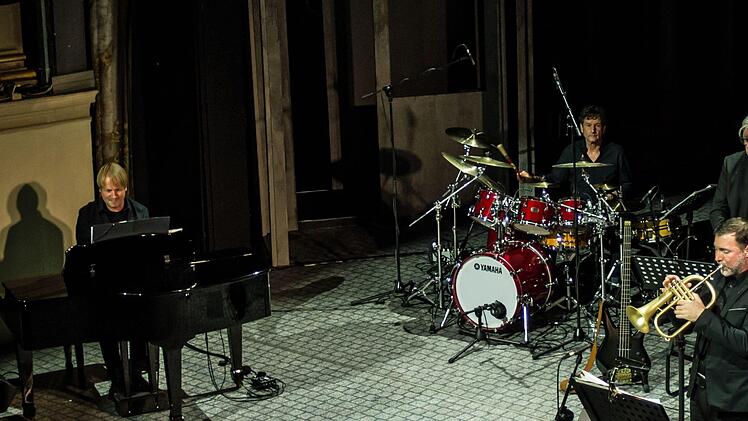Die Coburger Band KArawahn bei ihrem Auftritt im Landestheater im Rahmen des Festivals "It'z JazzFoto: Jochen Berger
