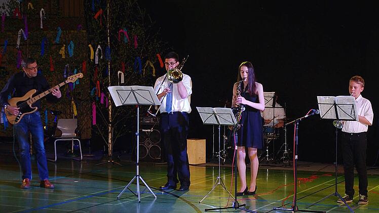 Die Jazzband sorgte für Stimmung. Foto: Heike Schülein