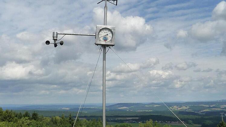 Auf ihr Messgerät haben die Drachenflieger vom Görauer Anger geschrieben: "Fliegen ist geil". Foto: Irmtraud Fenn-Nebel