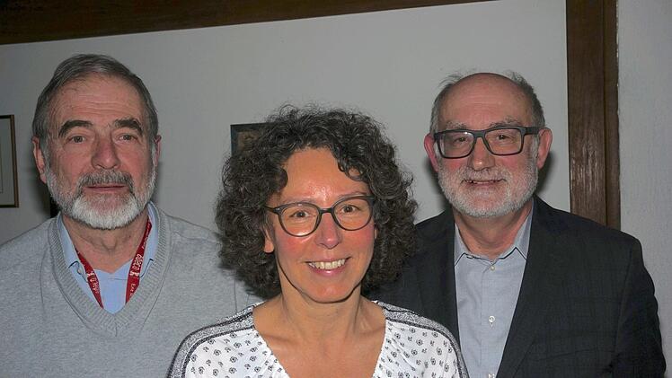 Der Vorstand: Manfred Orthuber, Daniela Hofbauer und Manfred Gerlach. Es fehlt Rita Schaupp. Gerd Schaar