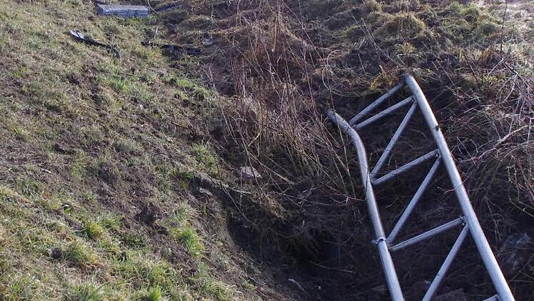 Unfall bei Schmölz. Foto: Marco Meißner
