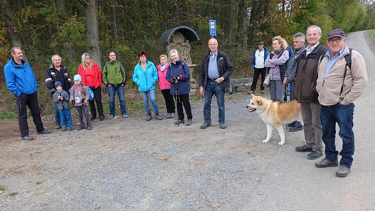 Abschluss des Wanderjahres der Schweinfurter-Oberland-Allianz in Weichtungen.Philipp Bauernschubert
