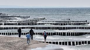 Ruhiges Herbstwetter an der Ostsee