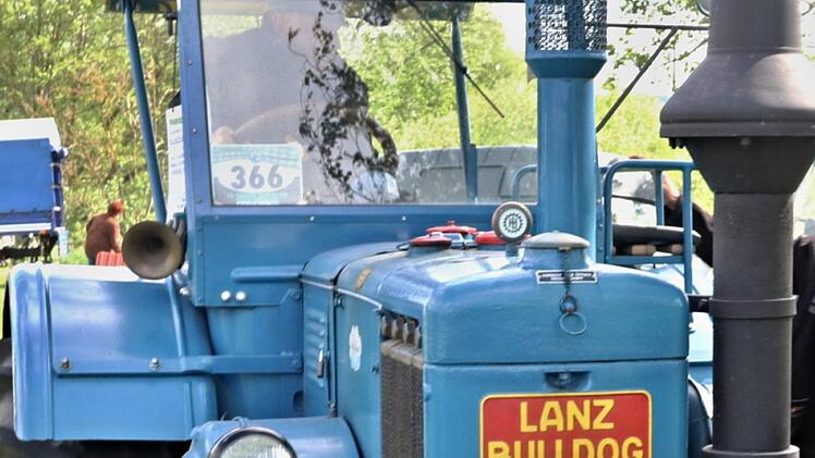 Der Lanz-Bulldog von Walter Lehnert aus Brünn ist immer wieder dabei.