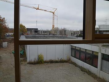 Blick auf den bereits begonnenen zweiten Bauabschnitt Foto: Andrea Spörlein
