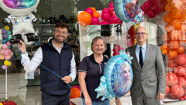 Bad Kissingen: Neues Gesch&auml;ft "Ballon Engel" in Innenstadt er&ouml;ffnet - "ein Leerstand weniger"