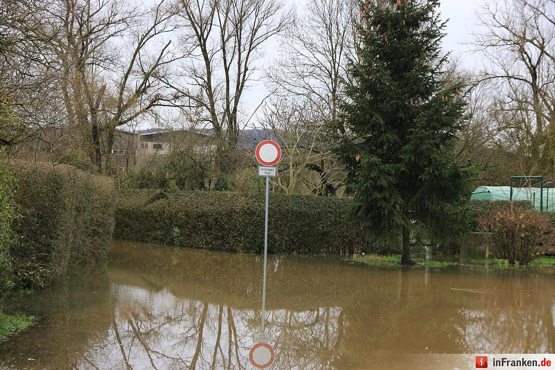 Überschwemmung in Oberfranken - Zapfendorf