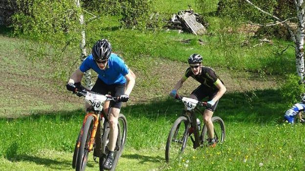 Felix und Benedikt Pfuhlmann beim  Haßbergritt in HofheimSabine Weinbeer