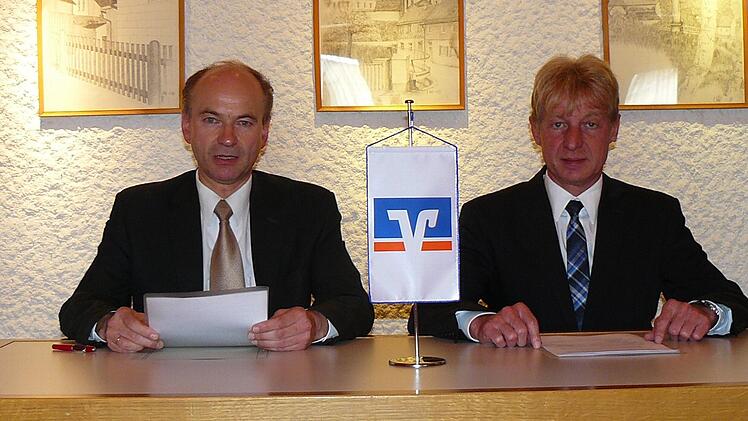 Die Vorstände Ralph Goller und Peter Girndt.