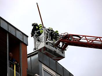 Feuerwehreinsatz in einer Nürnberger Wohnung