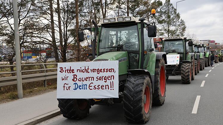 Franken/Würzburg: Unternehmen solidarisieren sich mit Bauern - "Es reicht"